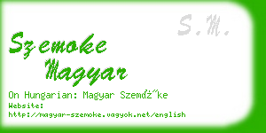 szemoke magyar business card